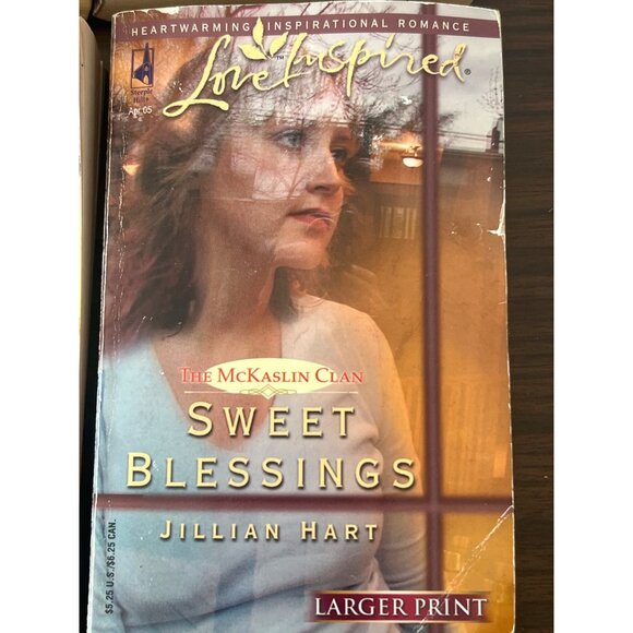 Set Of 4 Love Inspired Larger Print Romance & Suspense Books By Various Authors - Picture 5 of 6